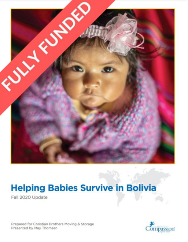 
    Fully Funded: Helping Babies Survive in Bolivia