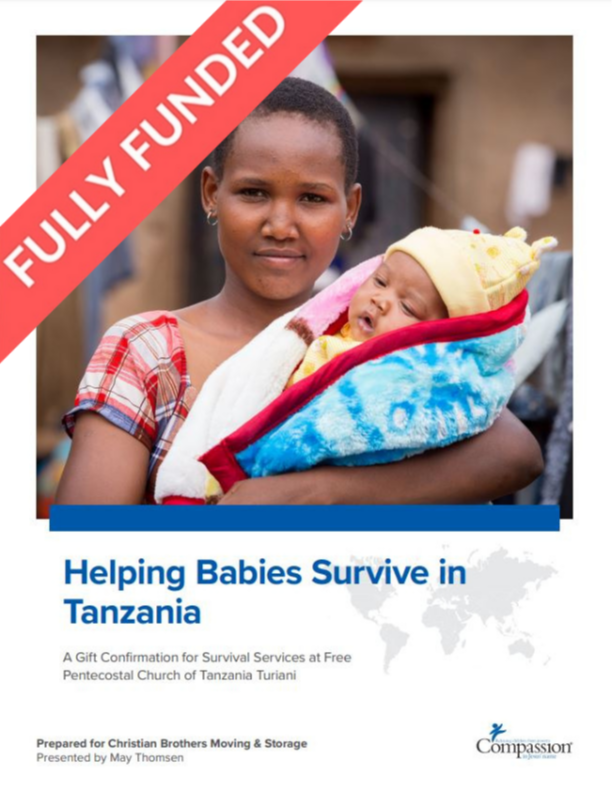 
    Fully Funded: Helping Babies Survive in Tanzania