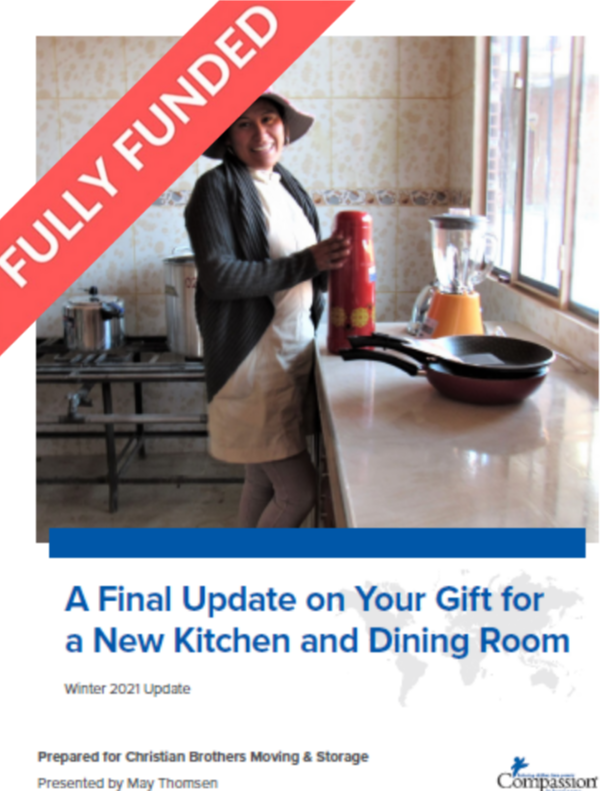 
    Fully Funded: A Final Update on Your Gift for a New Kitchen and Dining Room 